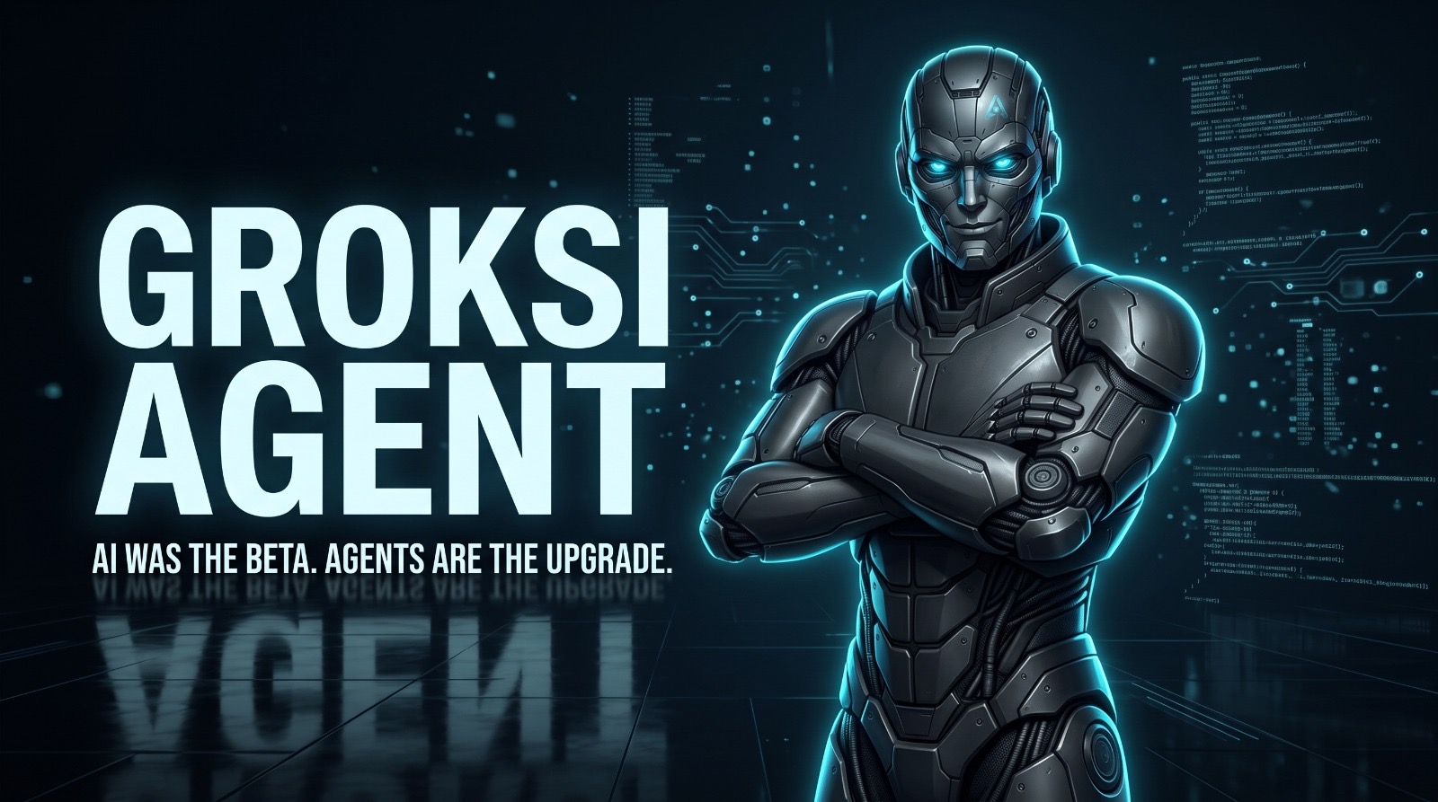 GROKSI Agent standing with arms crossed